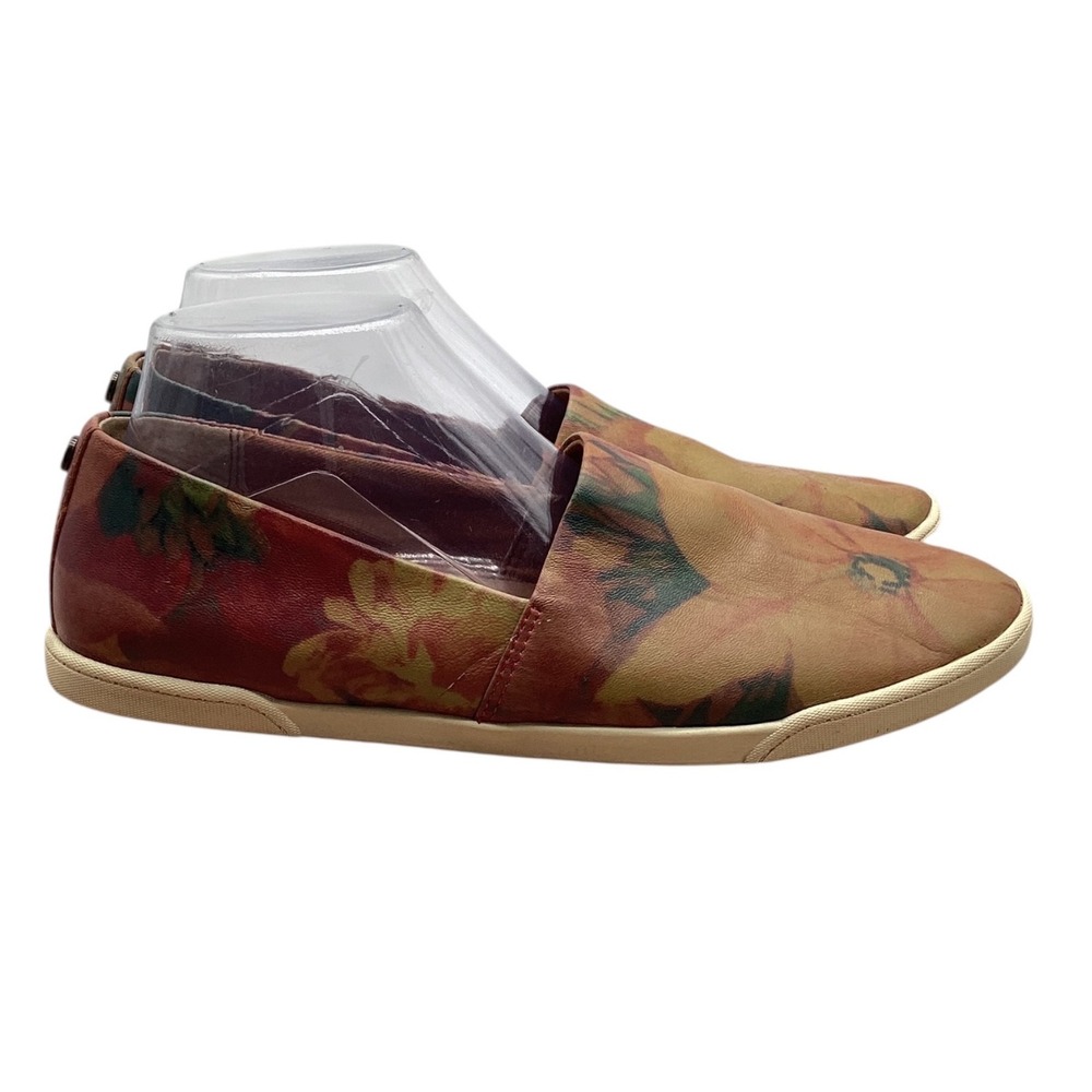 Patricia Nash Floral Slip-On Sneakers in Tan, Green - Picture 6 of 10